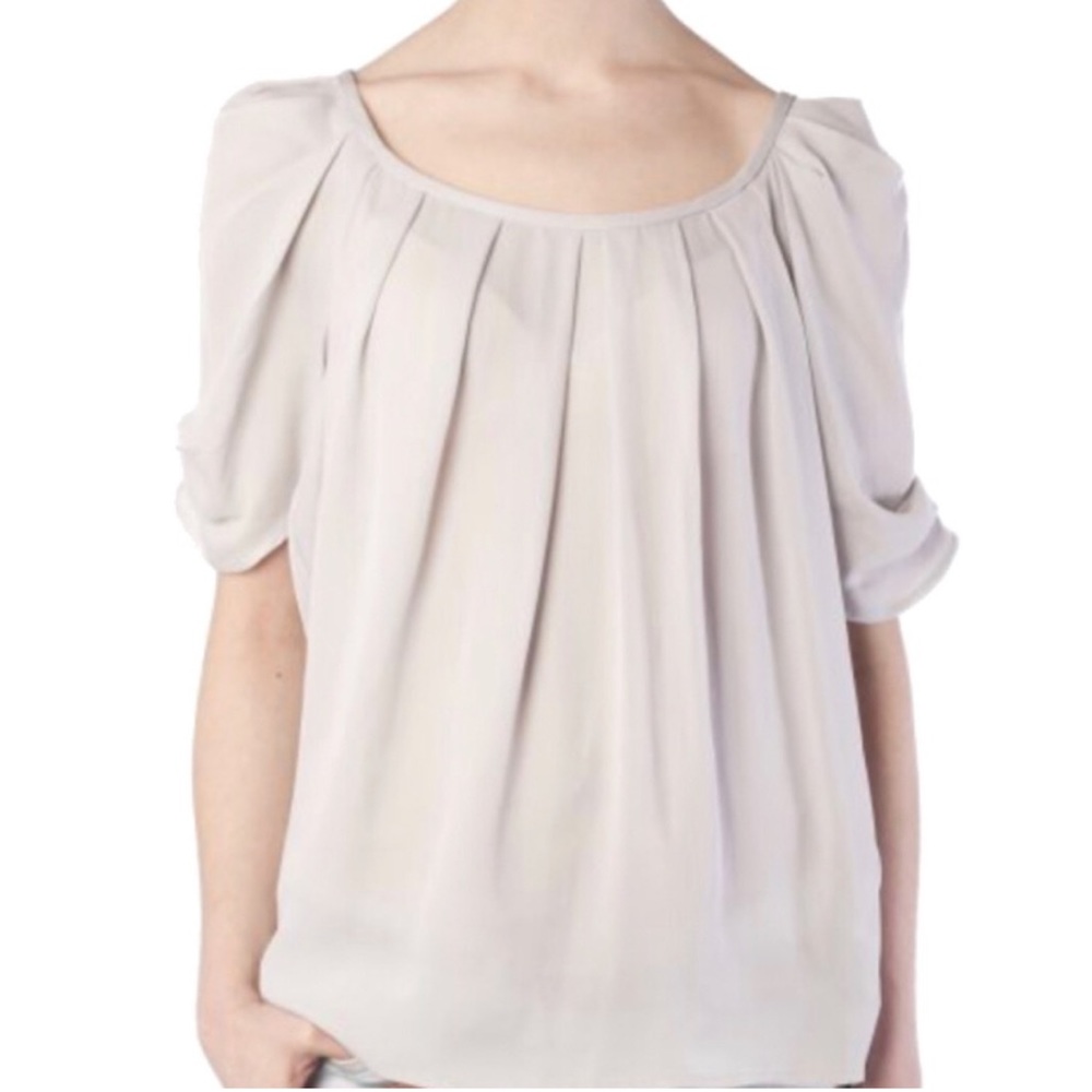 Joie Eleanor Silk Blouse in Ivory